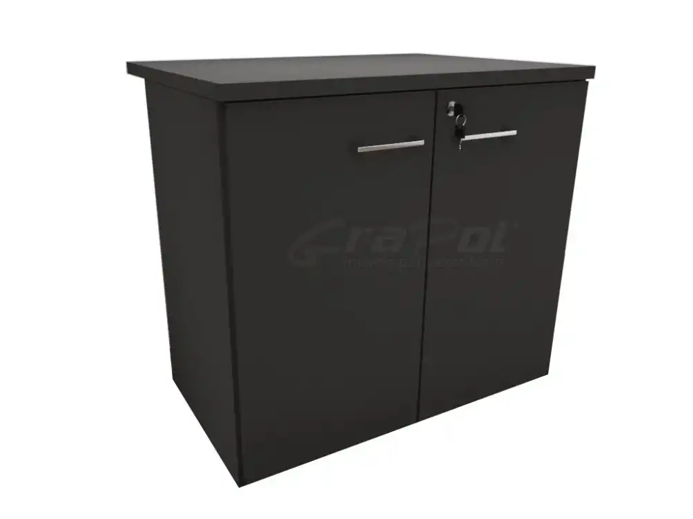 ARMÁRIO BAIXO 02 PORTAS - L 800mm x A 735mm x P 450/600mm PROFUNDIDADE DO TAMPO 600MM - M-OFFICE - MÓVEIS MOTIVA