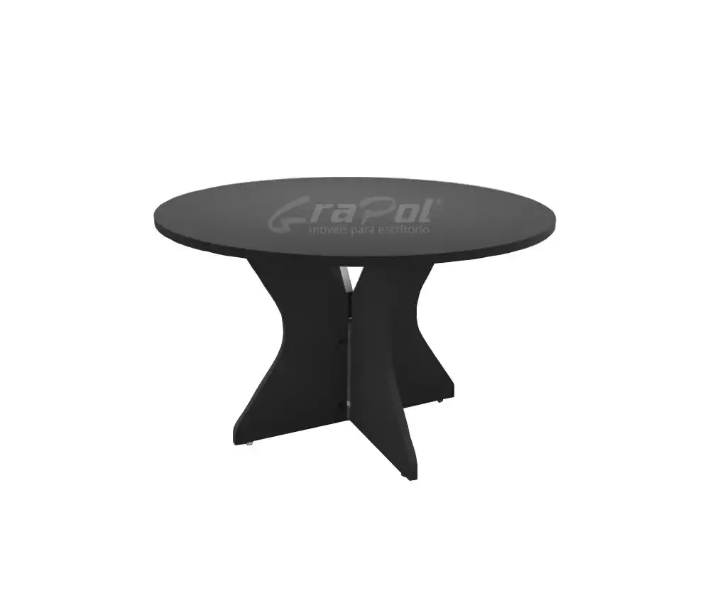 MESA REUNIÃO PÉS CURVOS 1200mm x 750mm x 1200mm - 25mm - Linha M-office - Móveis Motiva