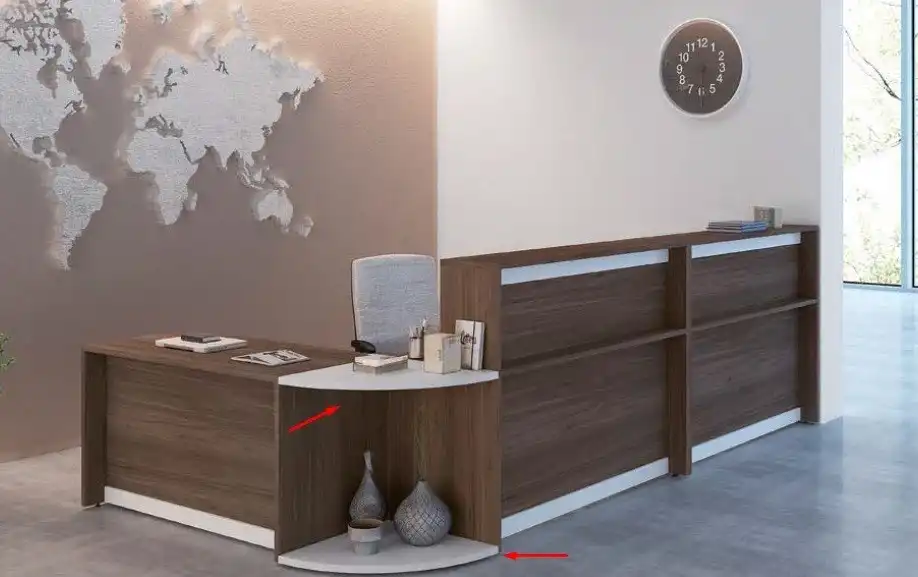 CONEXÃO 600mm x 25mm x 800mm  - 25mm - Linha M-office - Móveis Motiva