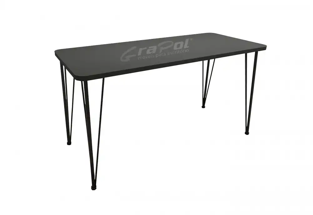 MESA H&O -  1350mm x 735mm x 600mm - 25mm - Linha M-office - Móveis Motiva