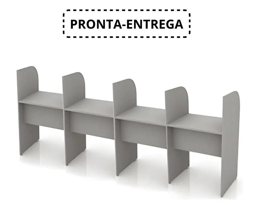 Módulo Call Center 3275mm x 600mm x 1150mm - 4 Lugares