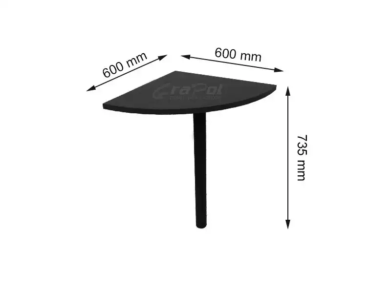 CONEXÃO 600mm x 25mm x 600mm  - 25mm - Linha M-office - Móveis Motiva
