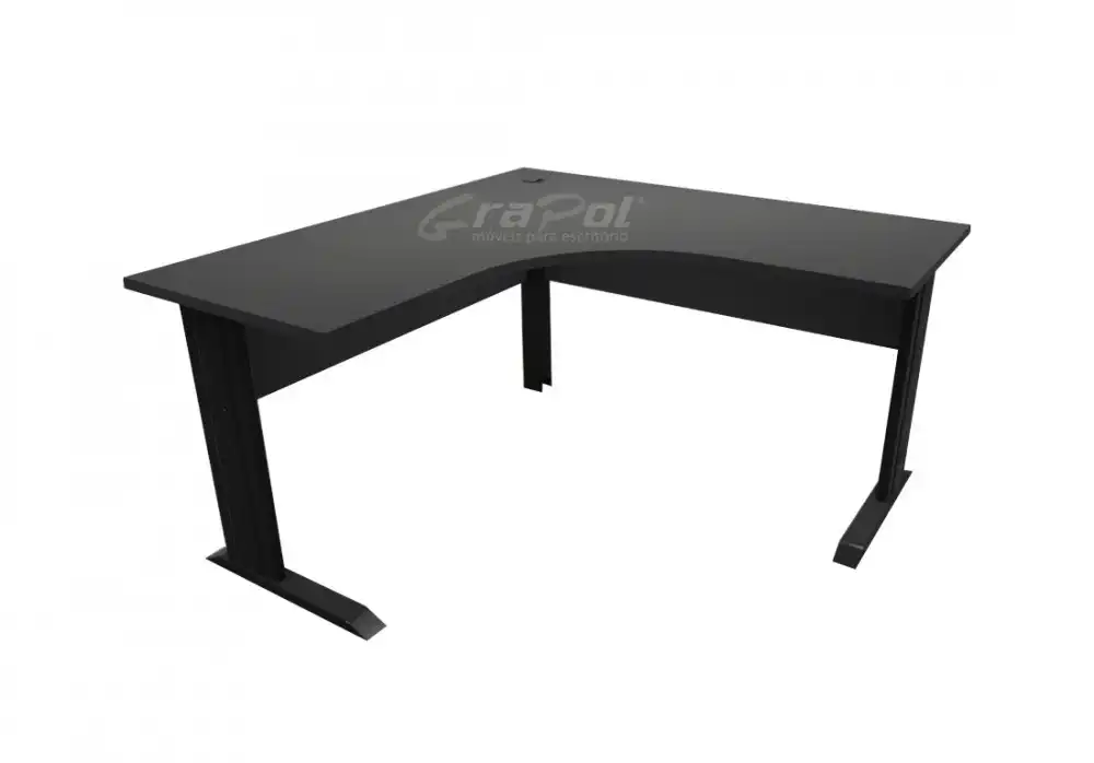 ESTAÇÃO DE TRABALHO PÉ METAL 1400/1400mm x 735mm x 600mm - 25mm - Linha M-office - Móveis Motiva