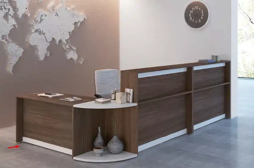 MESA  ATENDIMENTO - 1200mm x 735mm x  600mm  - 25mm - Linha M-office - Móveis Motiva