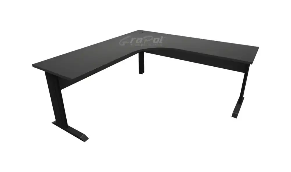 ESTAÇÃO DE TRABALHO PÉ METAL 1800/1800mm x 735mm x 600mm - 25mm - Linha M-office - Móveis Motiva