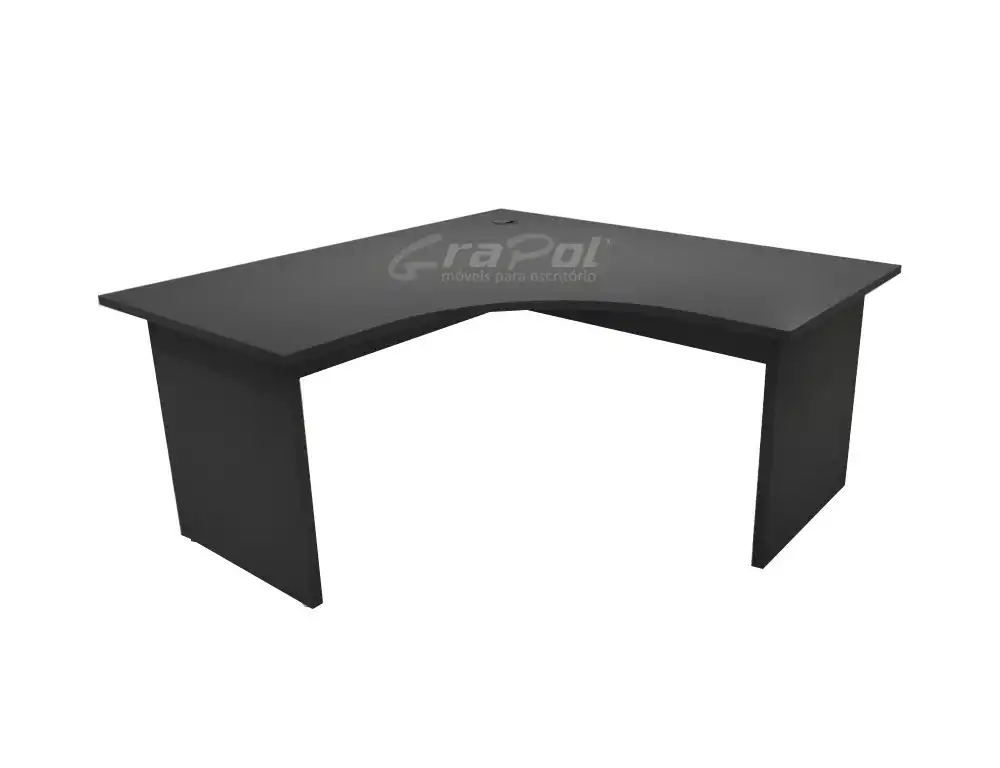 ESTAÇÃO DE TRABALHO PÉ PAINEL - 1600/1600mm x 735mm x  600mm  - 25mm - Linha M-office - Móveis Motiva