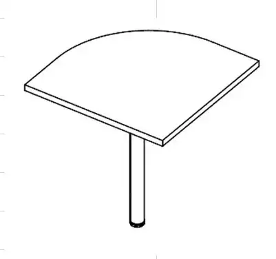 CONEXÃO 600mm x 25mm x 600mm  - 25mm - Linha M-office - Móveis Motiva