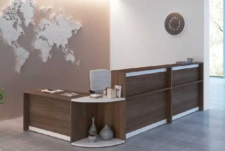 BALCÃO ATENDIMENTO - Largura 1200mm - 25mm - Linha M-office - Móveis Motiva