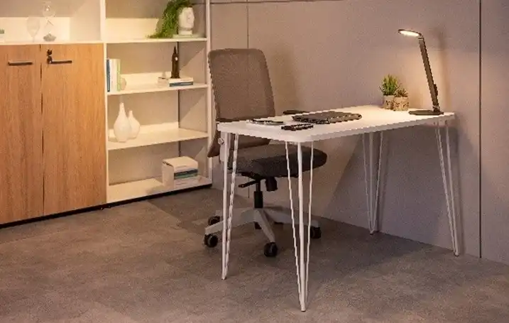 MESA H&O -  900mm x 735mm x 600mm - 25mm - Linha M-office - Móveis Motiva