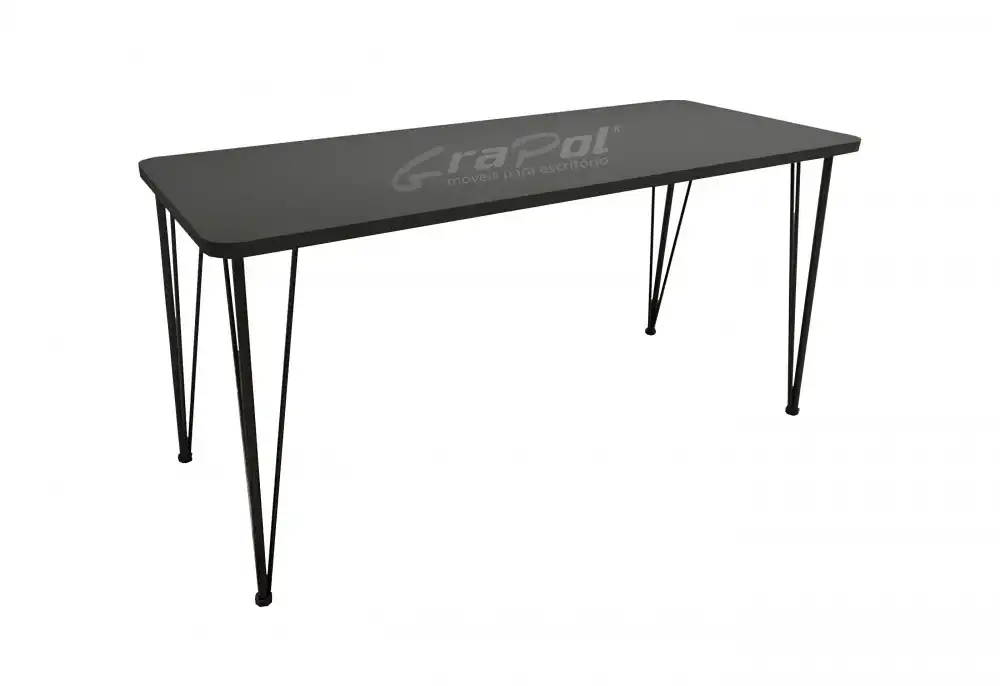 MESA H&O -  1500mm x 735mm x 600mm - 25mm - Linha M-office - Móveis Motiva