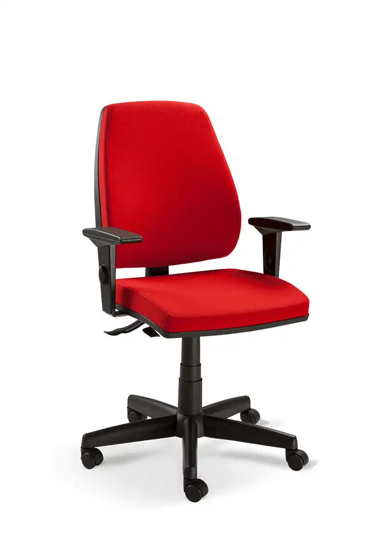 Cadeira para Escritório Giratória Presidente 38001 Syncron - Linha Pro - Braço SL - Cavaletti - Base Polaina - OBS. EP