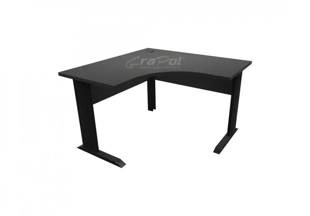 ESTAÇÃO DE TRABALHO PÉ METAL 1200/1200mm x 735mm x 600mm - 25mm - Linha M-office - Móveis Motiva