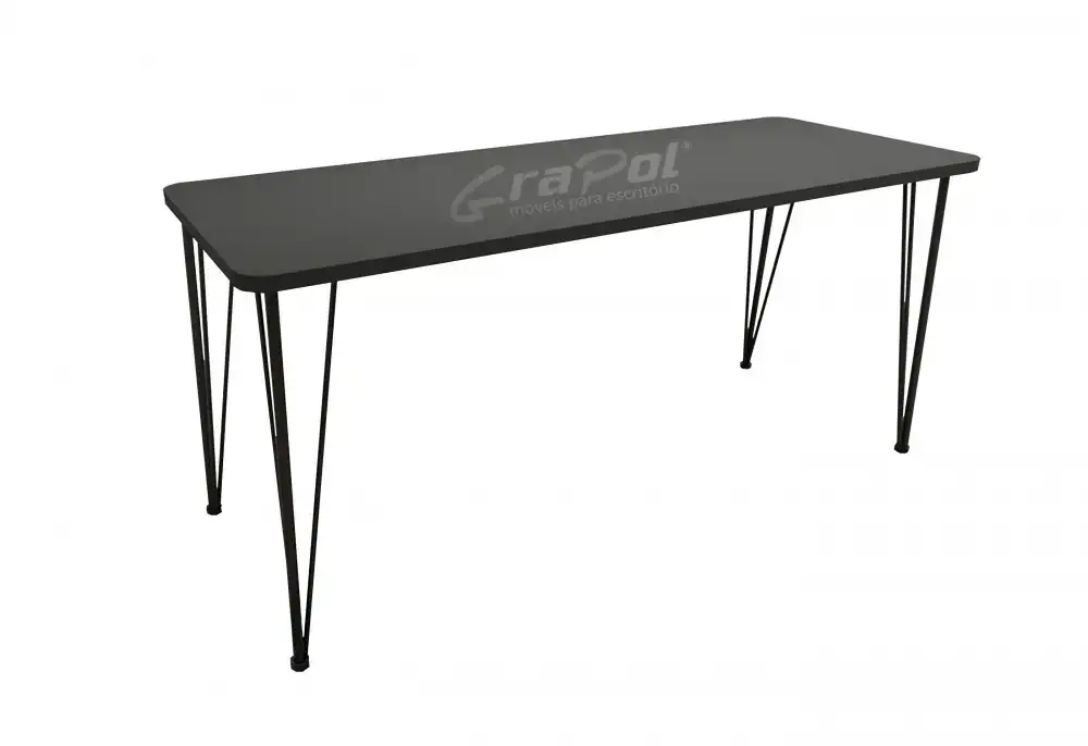 MESA H&O -  1600mm x 735mm x 600mm - 25mm - Linha M-office - Móveis Motiva