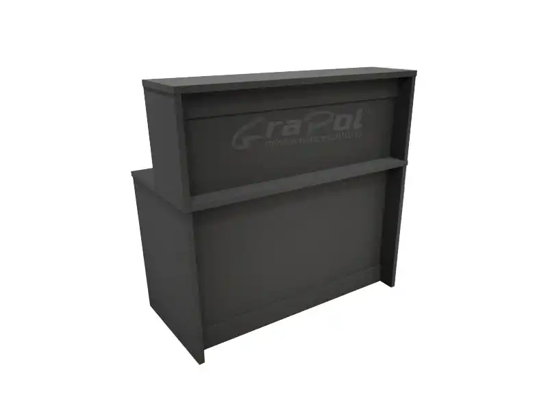 BALCÃO ATENDIMENTO - Largura 1200mm - 25mm - Linha M-office - Móveis Motiva