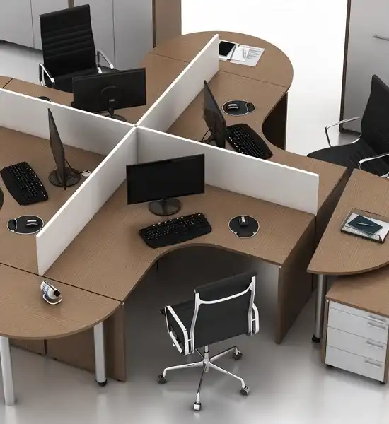 Mesa Angular PN 25mm 1618 DIREITA - 1600mm X 1800mm x 740mm