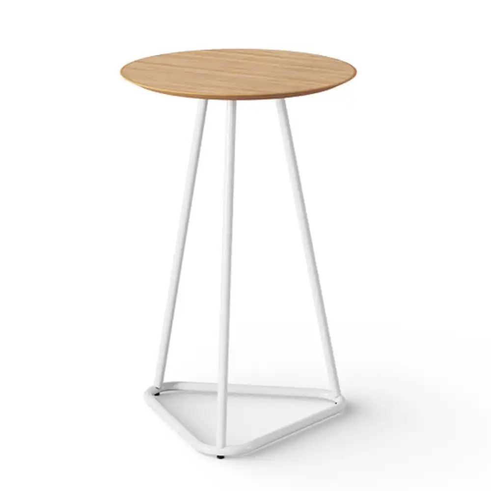 Mesa Lateral 39802 - Tampo Melamínico 400mm - Base Metálica - Linha Fun - Cavaletti