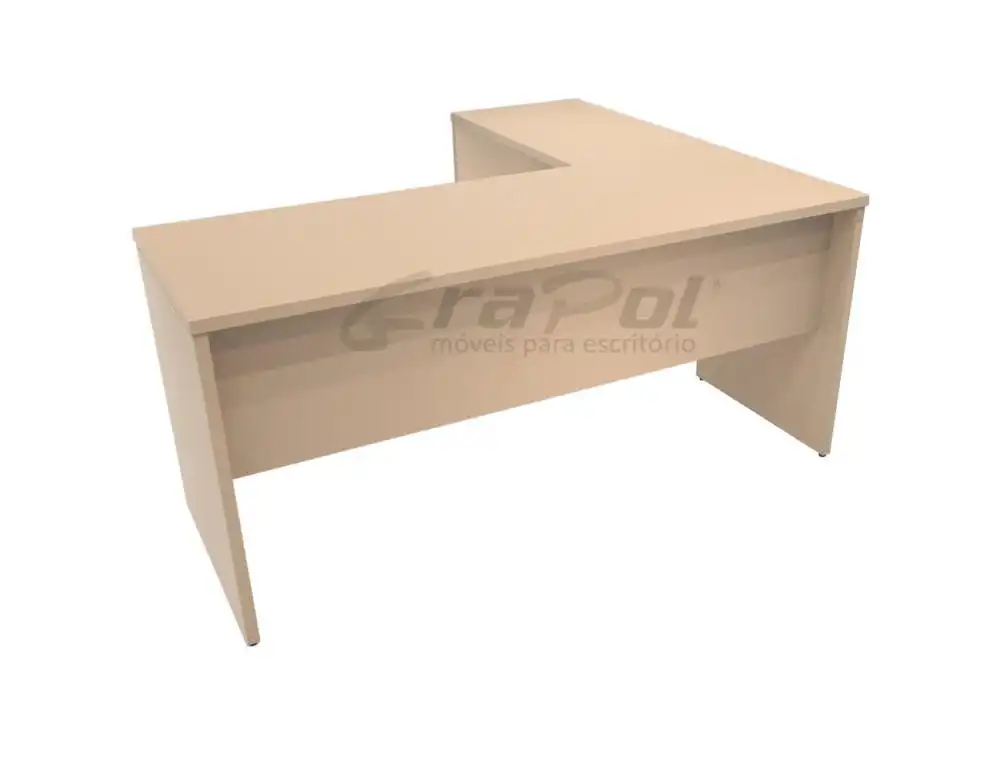 Mesa em ( L ) PN 25mm - 1800mm x 1600mm  x 740mm