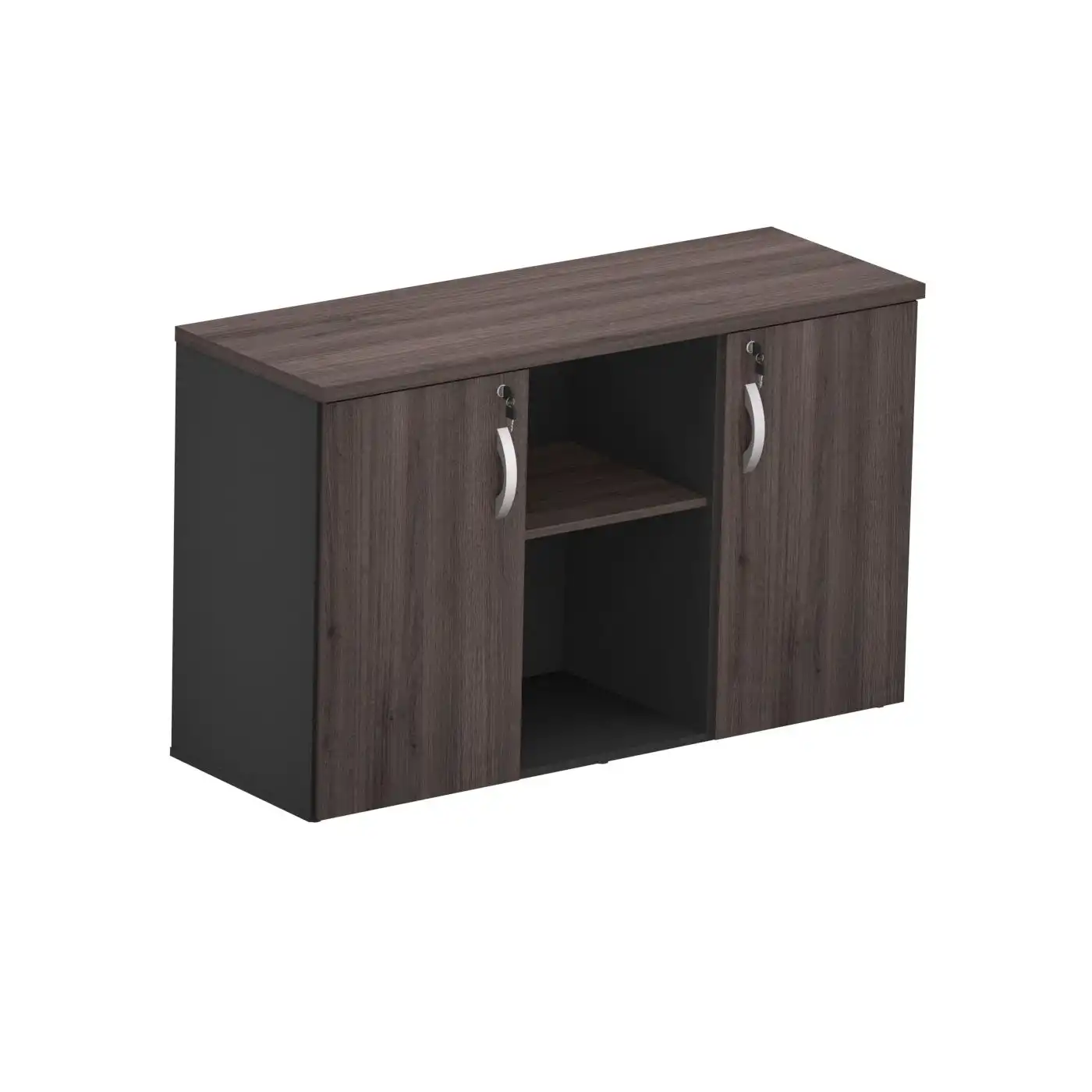 Armário Baixo Credenza 2 Portas 25mm - Fundo 15mm - 1196mm x 420mm x 735mm