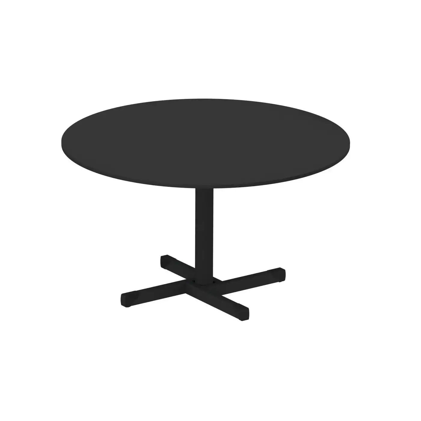 Mesa Reunião Redonda Pé Tubular 15mm - Ø1200mm x 750mm