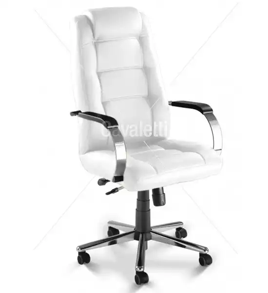 Cadeira para escritório giratória presidente 20101 RELAX - Linha Prime - Cavaletti - Base Estampada Cromada
