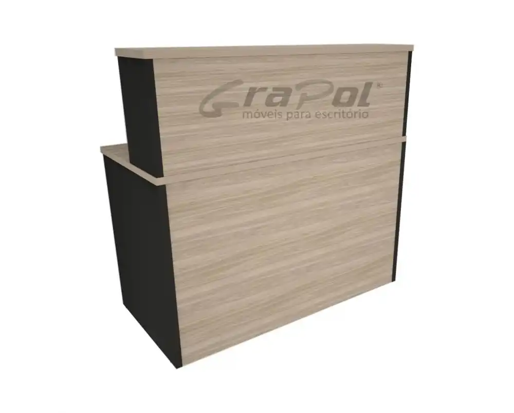 Balcão de Atendimento Linear - MDP 25mm - 1200mm x 600mm x 1140mm 