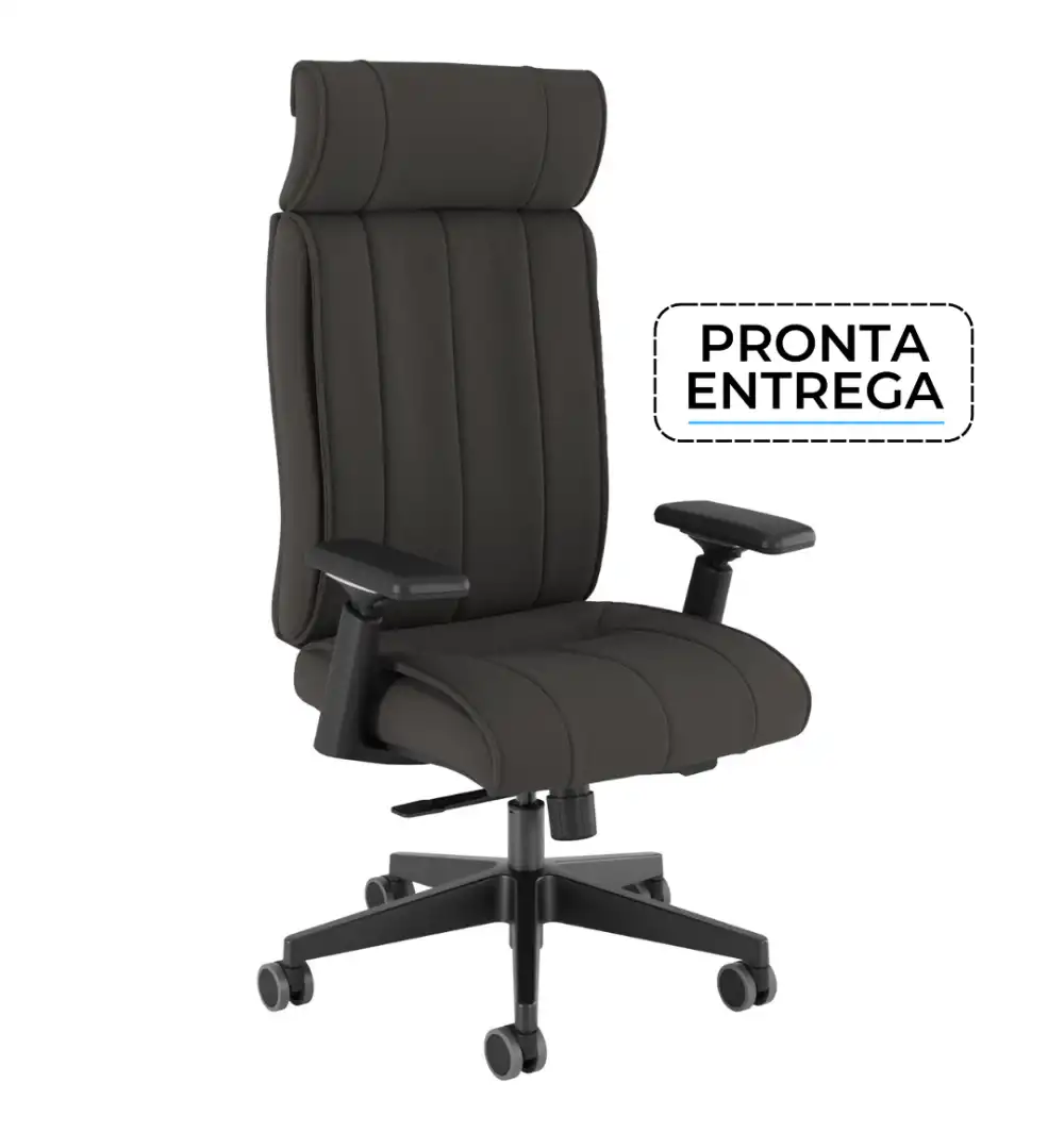 Cadeira para escritório giratória presidente 20501 - Syncron - Linha Essence - BRAÇO 4D - Cavaletti - Base Nylon