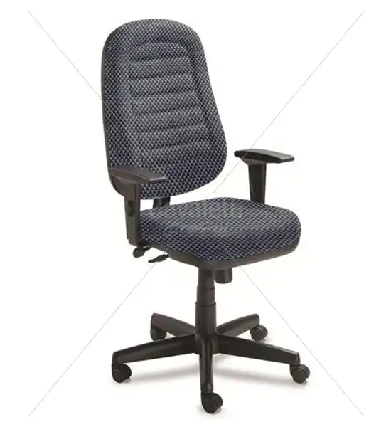 Cadeira para escritório giratória presidente 6001 SRE Braço SL -  Linha Star Plus - Cavaletti - Base Polaina