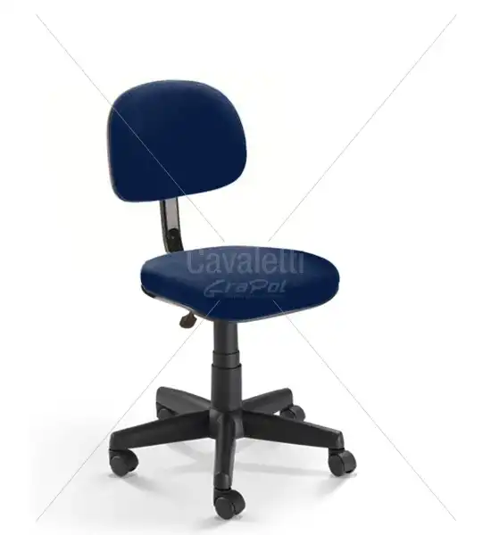 Cadeira para escritório Secretária Giratória 4004 - Linha Start - Cavaletti - Base Polaina
